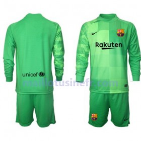 Maillot de Foot FC Barcelone Gardien Troisième 2021-22 Manches Longues - Enfant